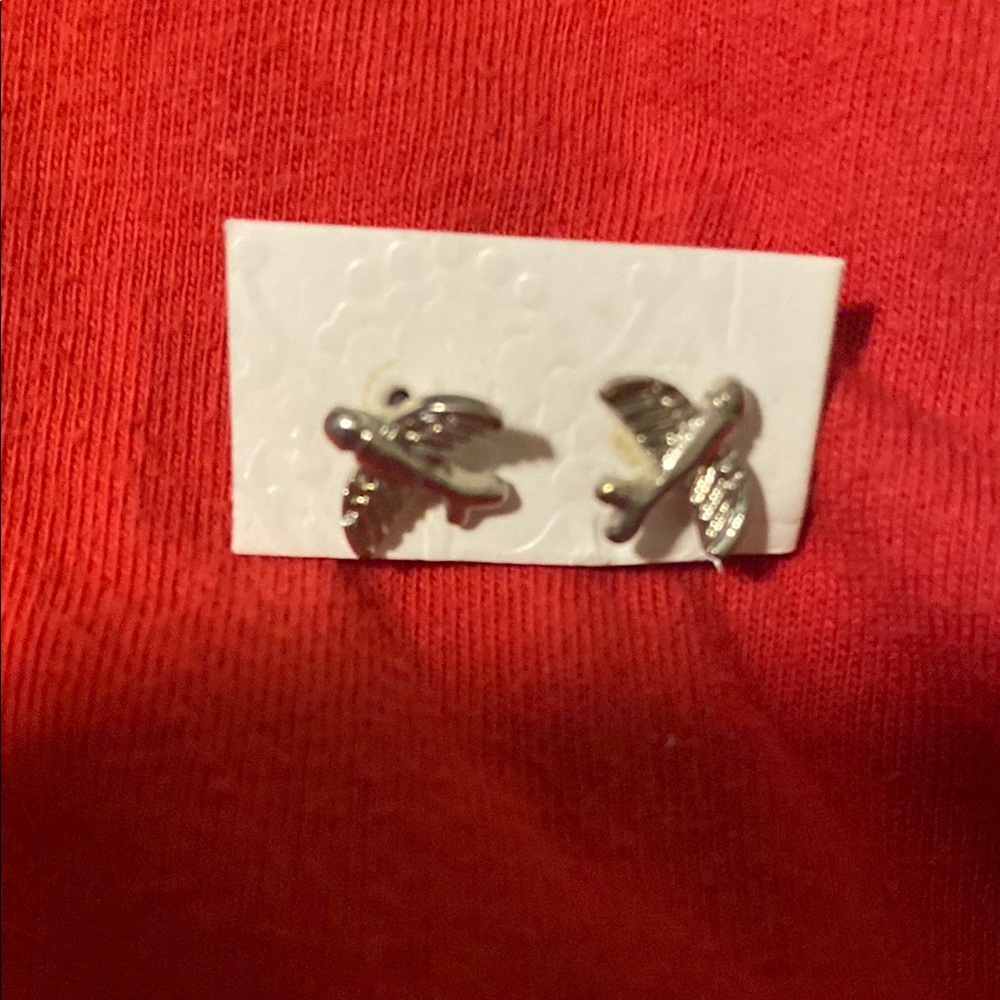 Free w/bundle purchase! Target Silver Bird Earrings
